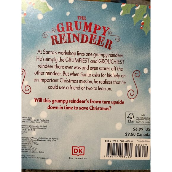 Santa's Elf & The Grumpy Reindeer Children's Board Books Bundle - Picture 6 of 11